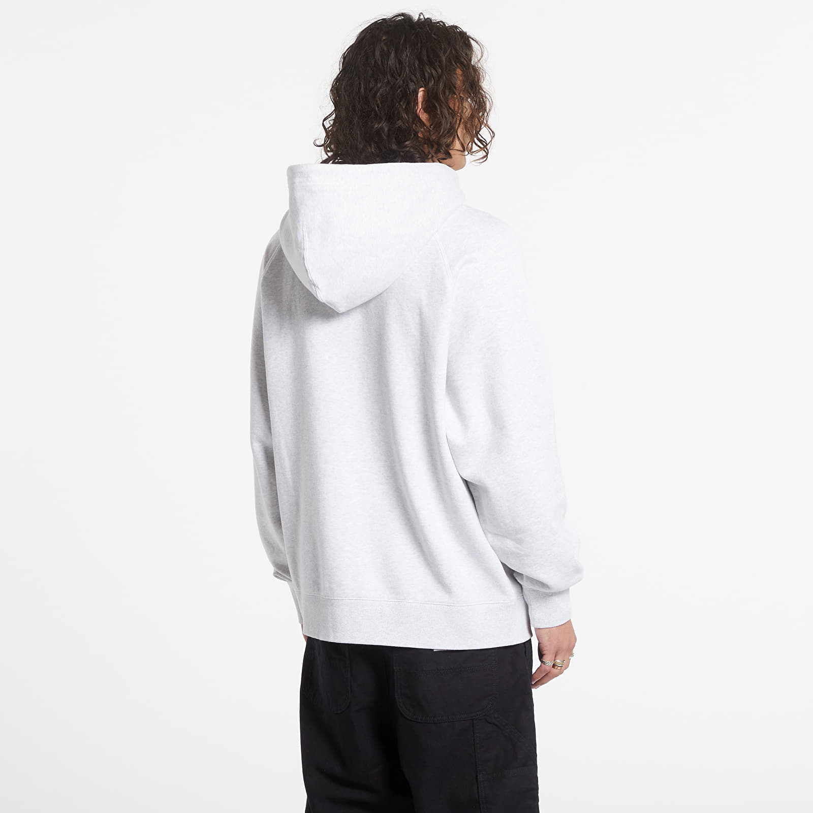 Mikiny Carhartt WIP Hooded Cheap Thrills Sweat UNISEX Ash Heather