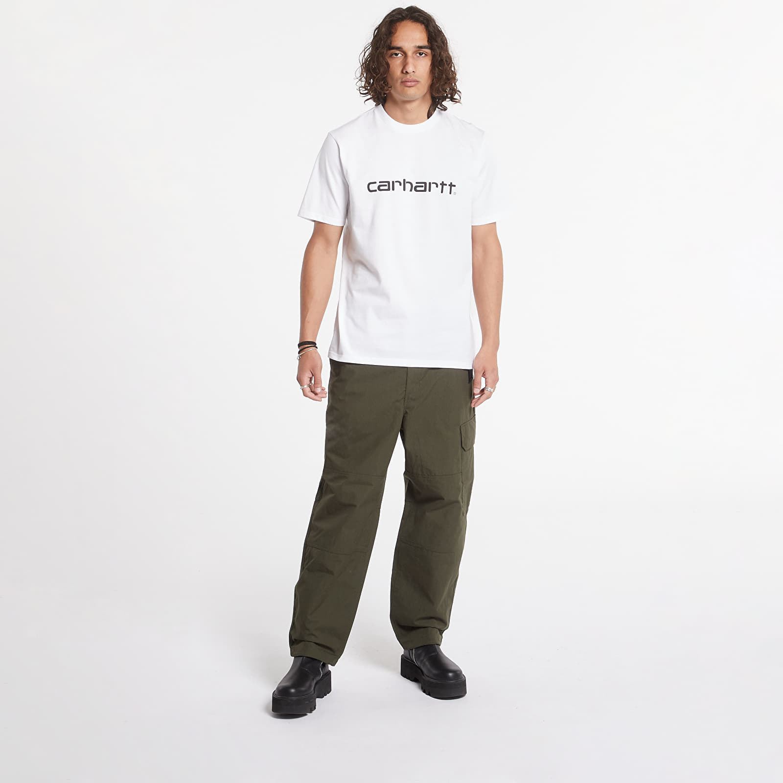 Heren broeken Carhartt WIP Haste Pant Plant