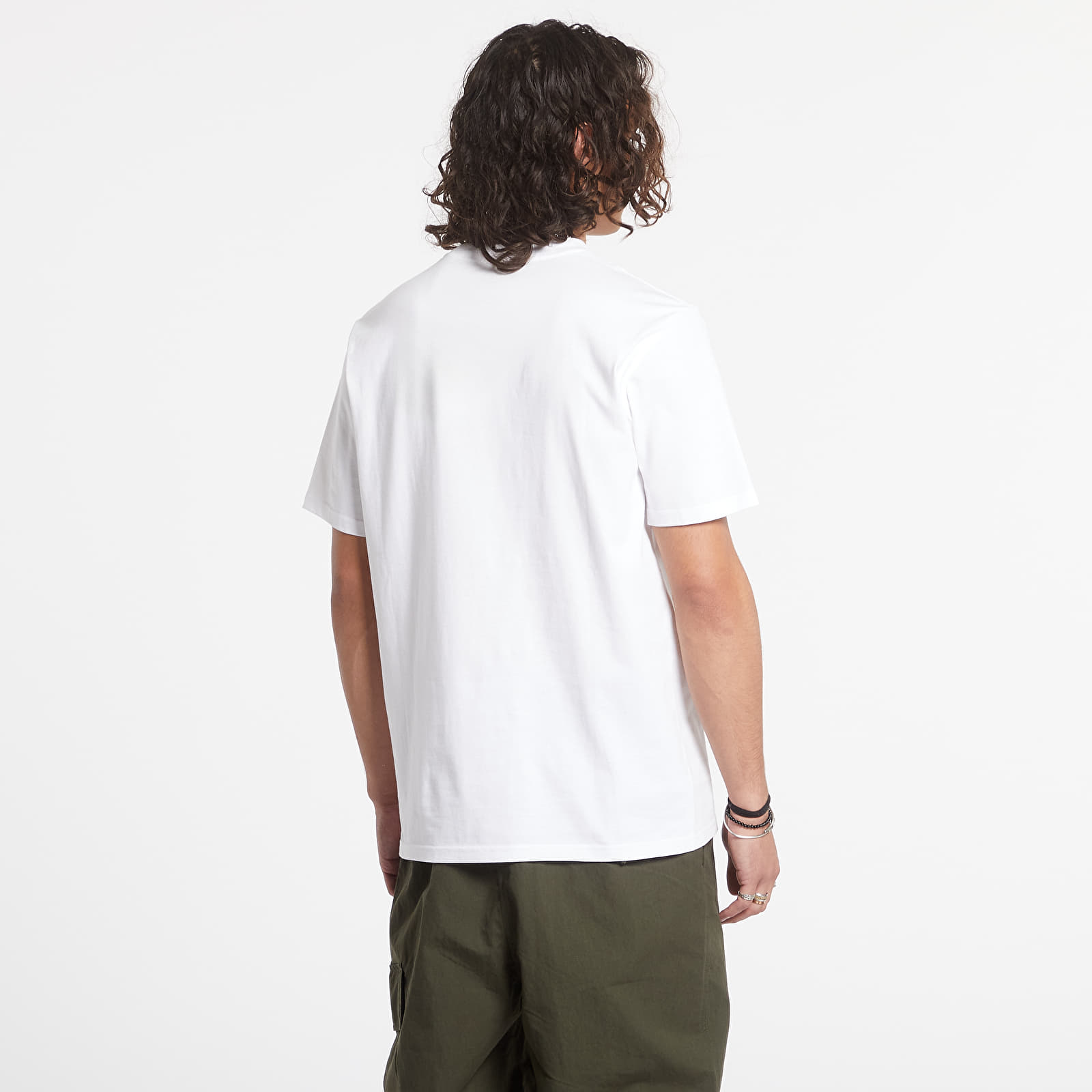 Herren-T-Shirts Carhartt WIP S/S Script T-Shirt White/ Black 