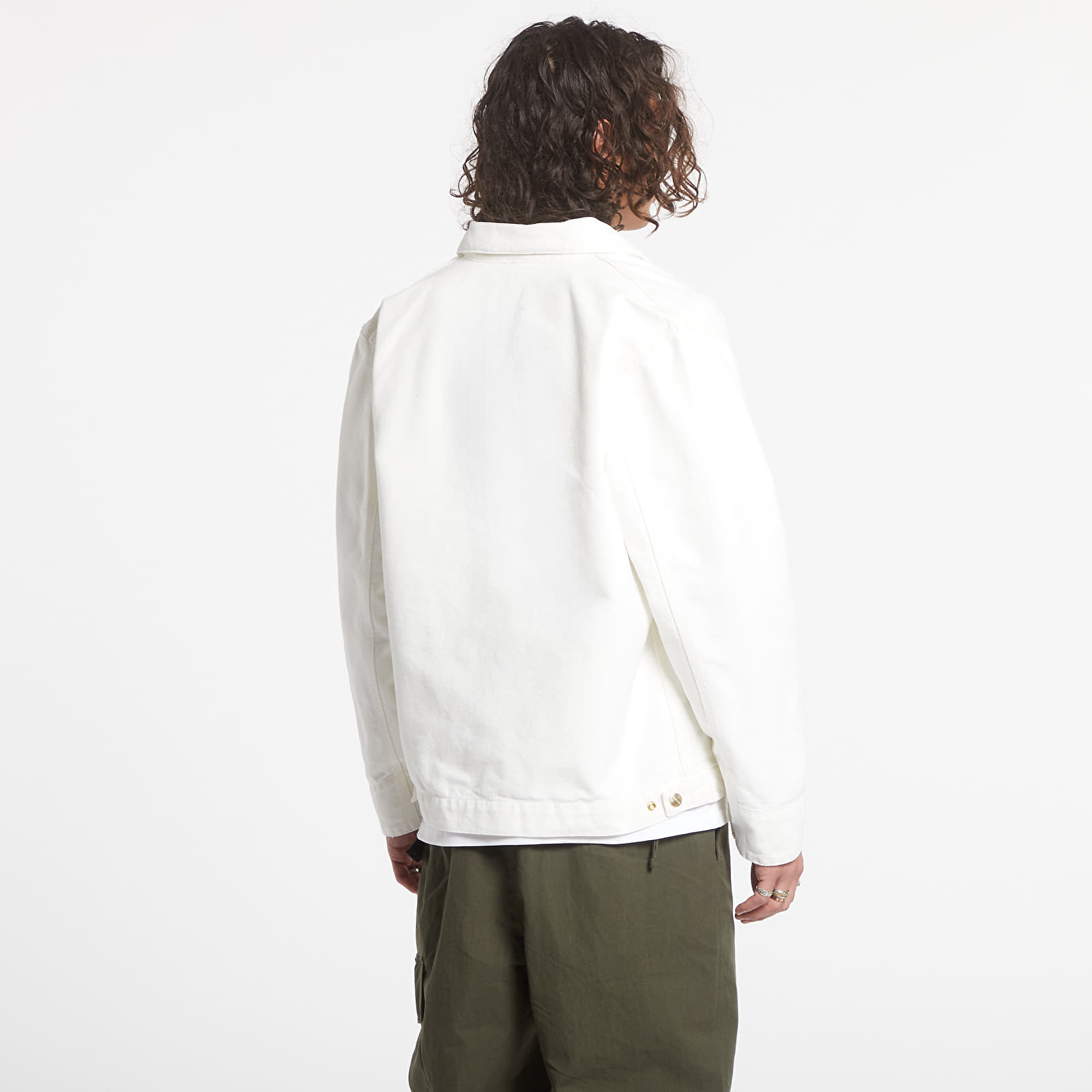 Casacos de homem Carhartt WIP Detroit Jacket UNISEX Wax/ Wax Stone Washed