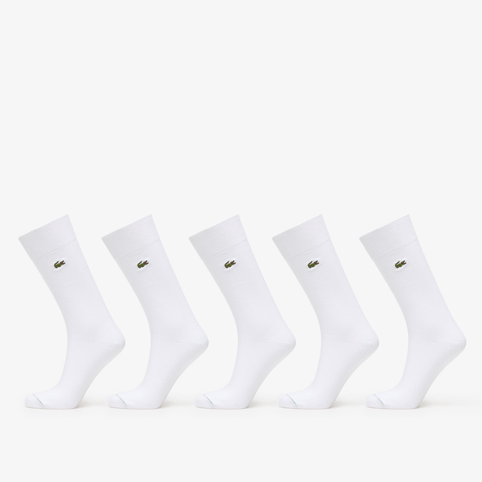 Ponožky LACOSTE Socks 5-Pack White/ White 43-46