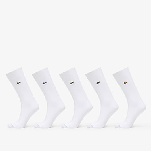 LACOSTE Socks 5-Pack White/ White