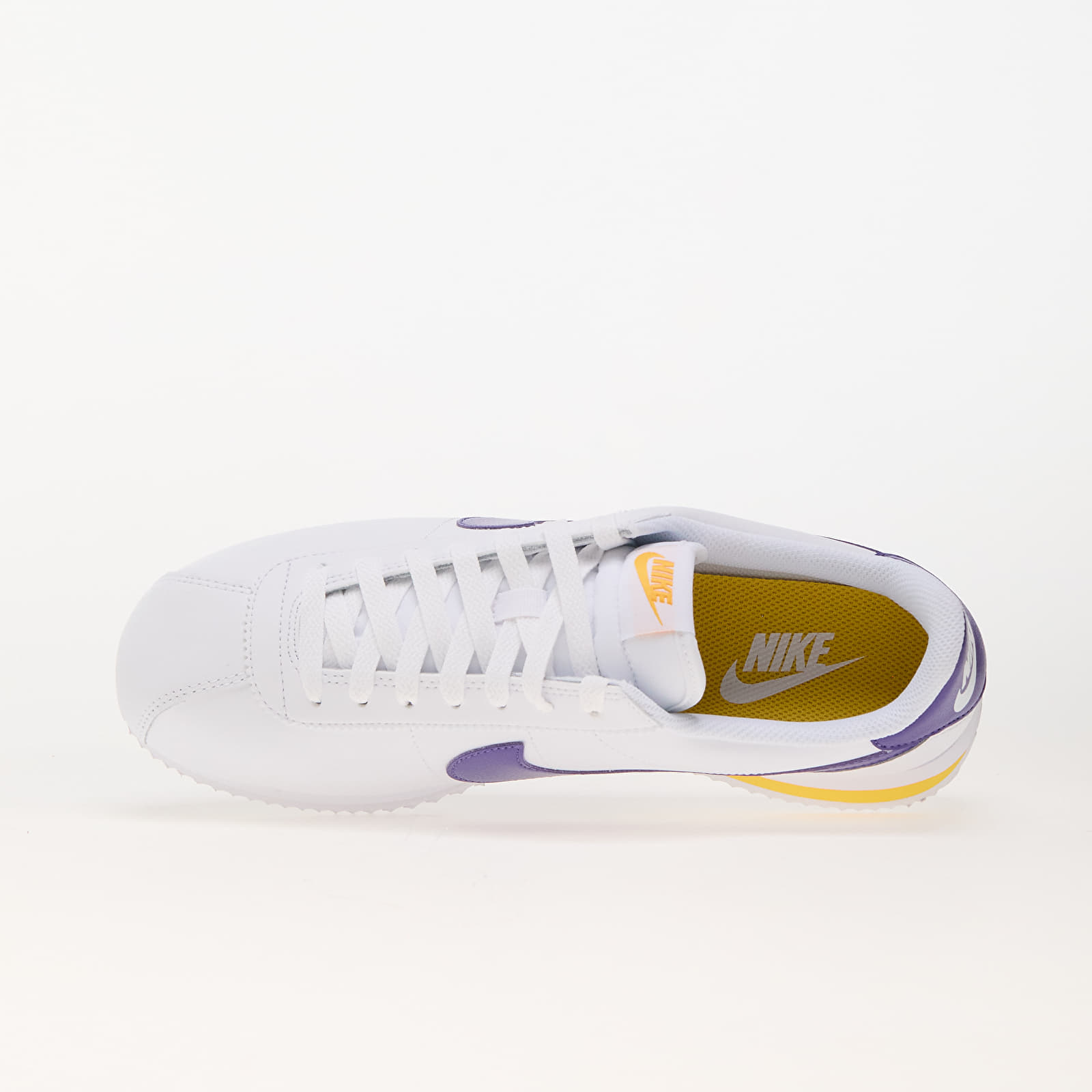 Ténis e sapatos para homem Nike Cortez White/ Varsity Purple-Varsity Maize