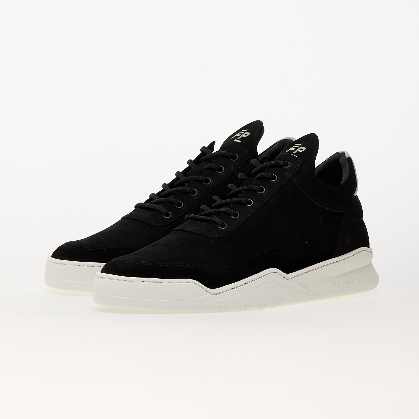 Men's sneakers and shoes Filling Pieces Low Top Ghost Black/ Off White