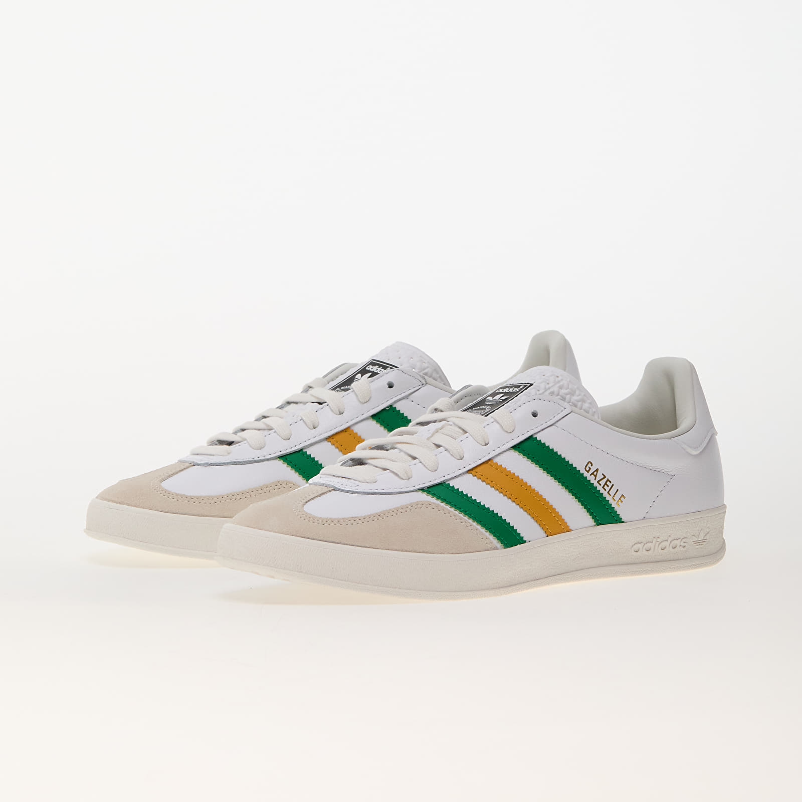 Men's sneakers and shoes adidas Gazelle Indoor Ftw White/ Preloved Yellow/ Core Black