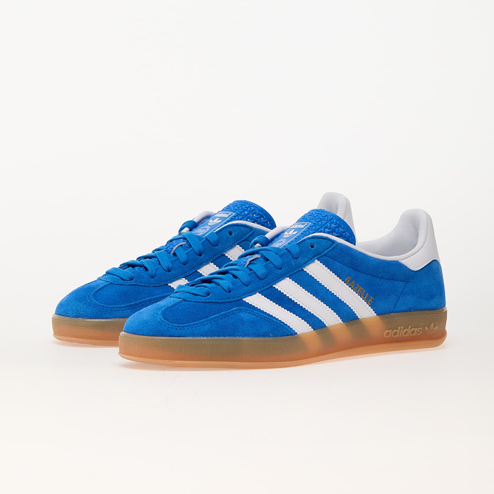 Adidași și pantofi pentru bărbați adidas Gazelle Indoor Bluebird/ Ftw White/ Gum2