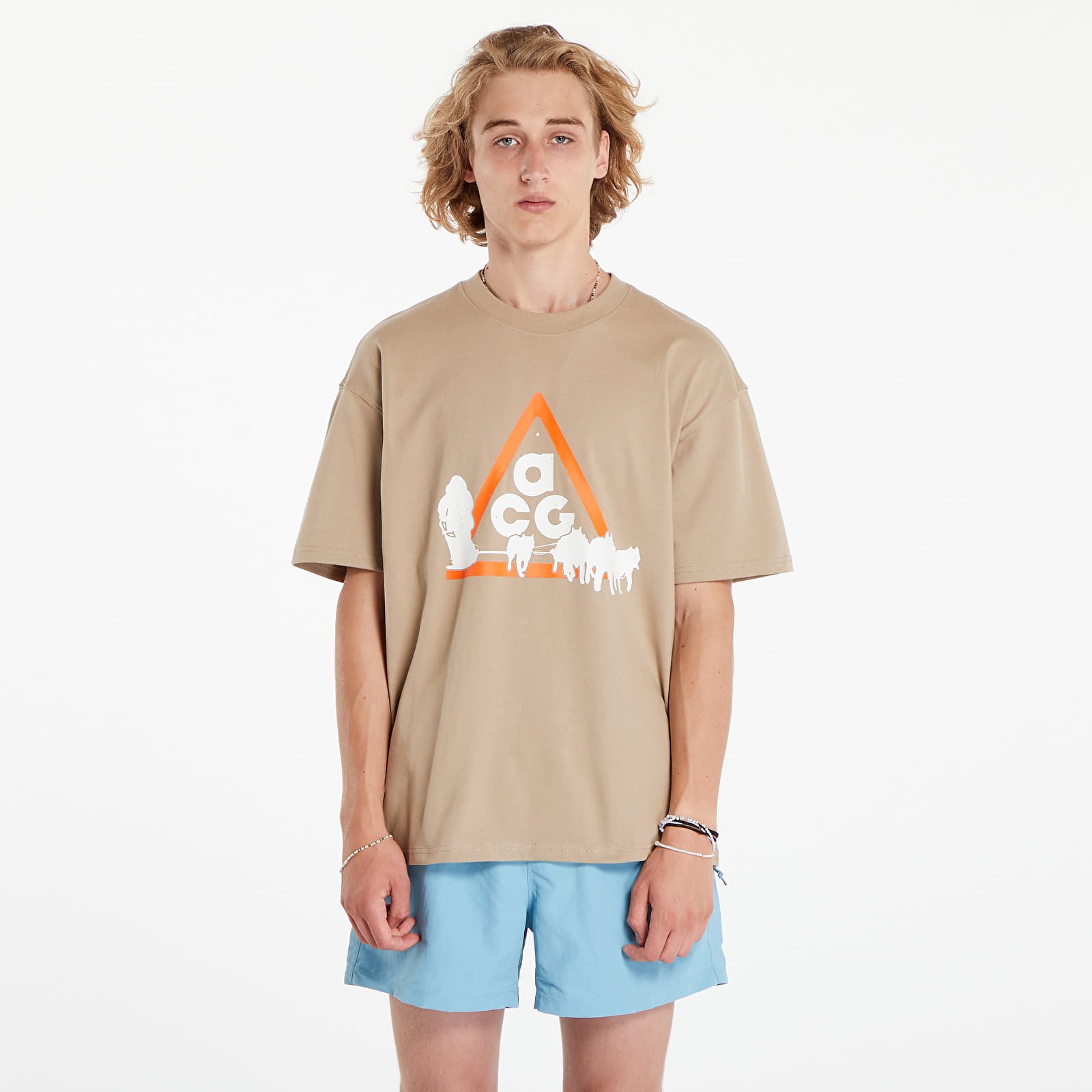 T-Shirts Männer Nike Men's ACG Oc Dog Sled T-shirt Khaki