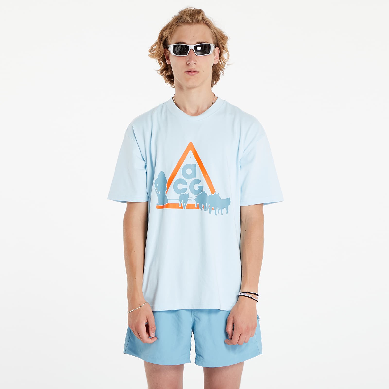 Men's T-shirts Nike M NRG ACG DF TEE OC DOG SLED Glacier Blue