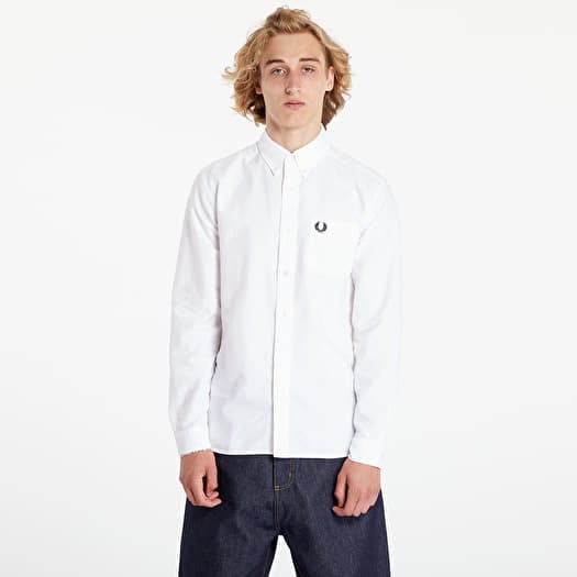FRED PERRY Oxford Shirt White