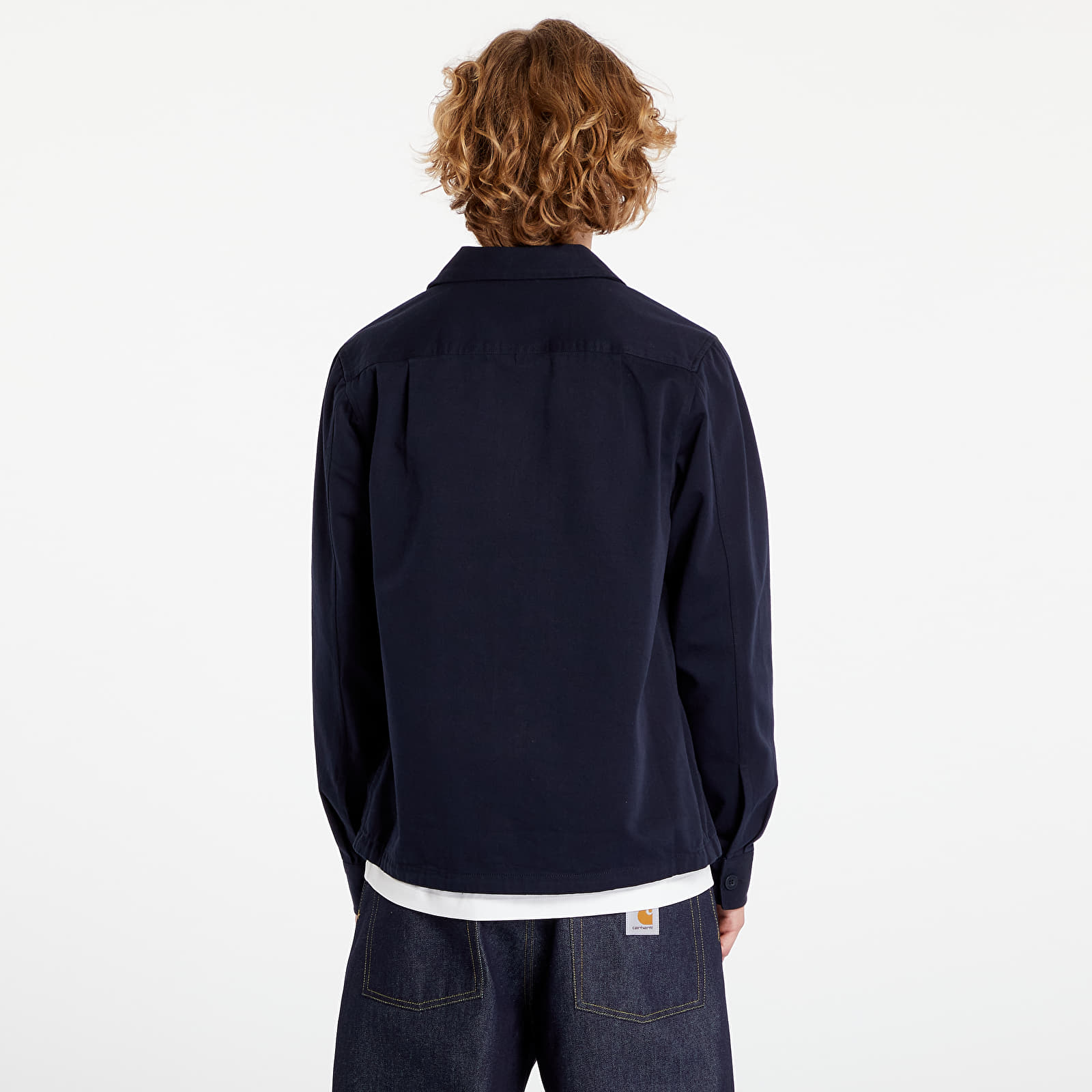 Cămăși FRED PERRY Twill Overshirt Navy