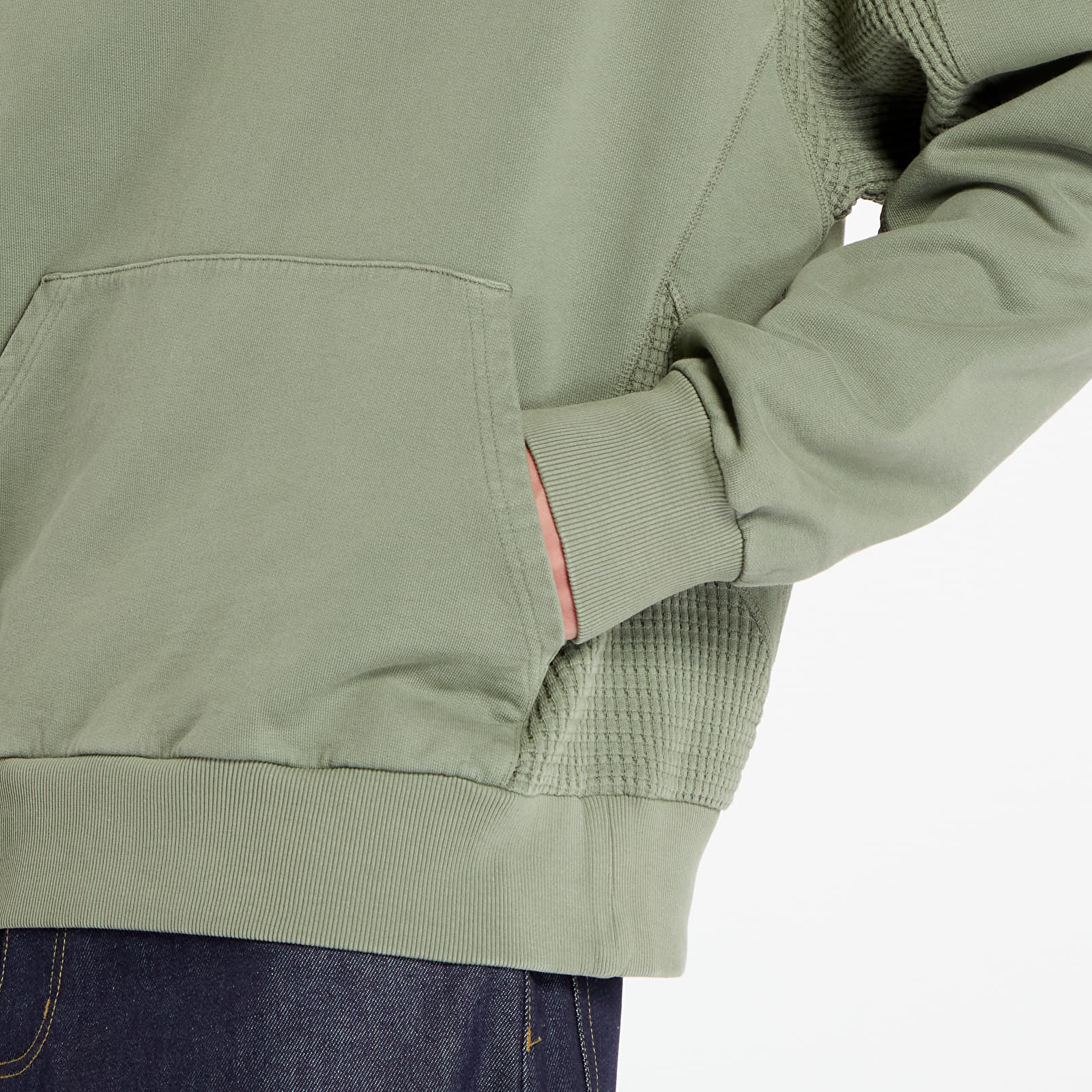 Moške jakne Reebok Uniform Bi-Material Hooded  Forest Green