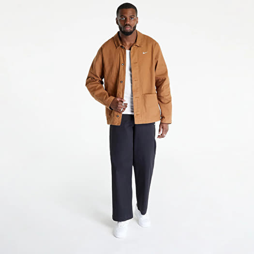 Men s jackets and coats Nike Sportswear Unlined Chore Coat Ale Brown White Queens