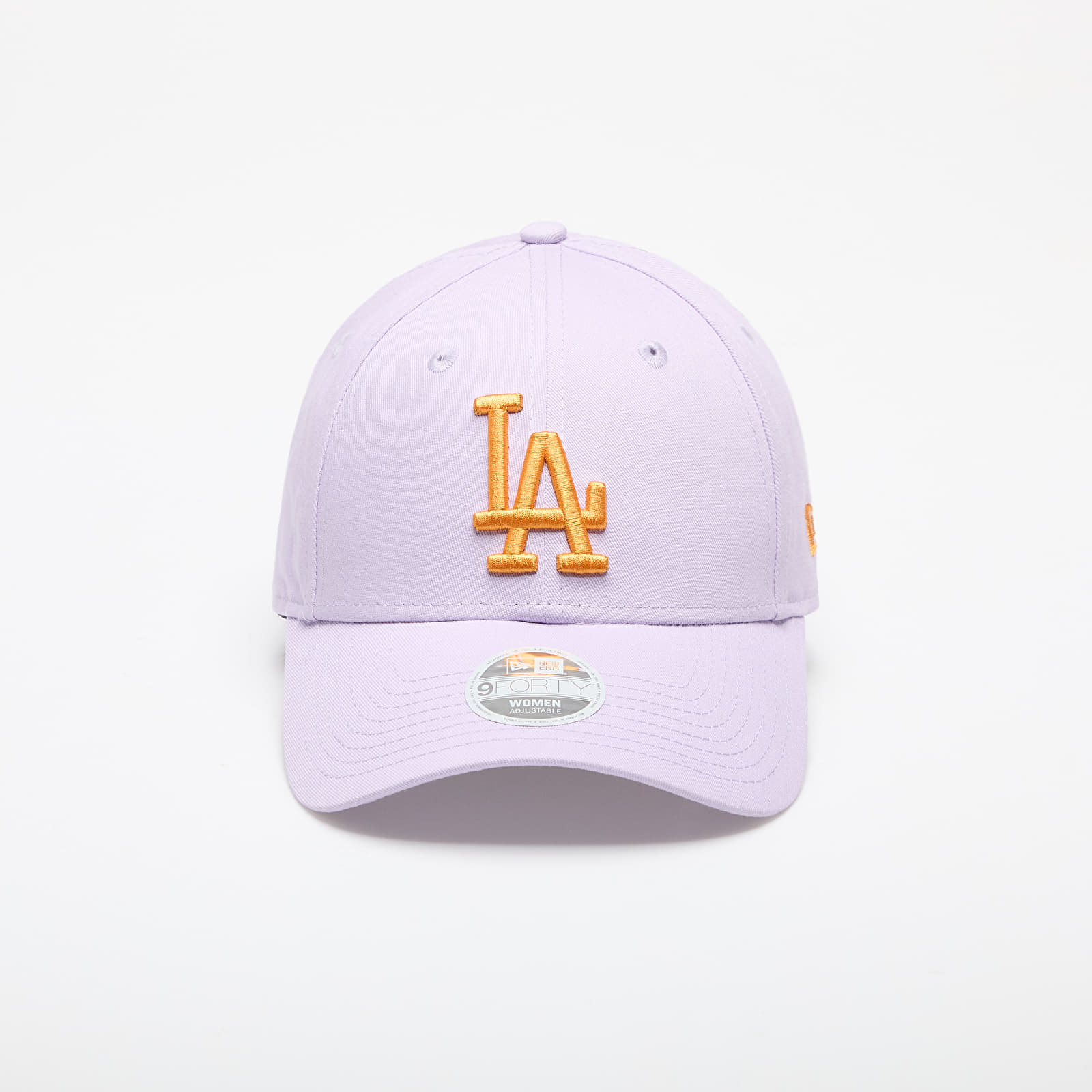 Kšiltovky New Era MLB Los Angeles Dodgers Womens League Essential 9FORTY Adjustable Cap Pastel Lilac/ Orange Glaze