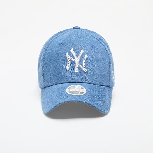 Cap New Era MLB New York Yankees Womens Diamante Denim 9FORTY Adjustable Cap