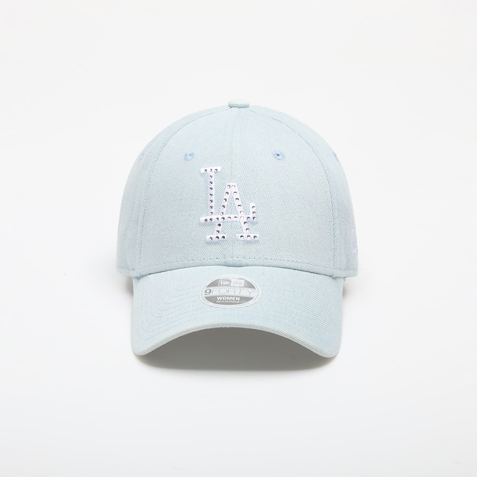 Kšiltovky New Era MLB Los Angeles Dodgers Womens Diamante Denim 9FORTY Adjustable Cap Sky Blue