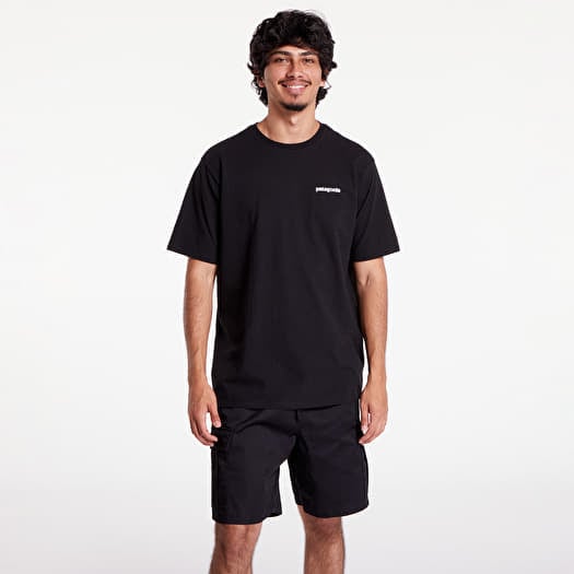 Tričko Patagonia M's P6 Logo Responsibili Tee Black