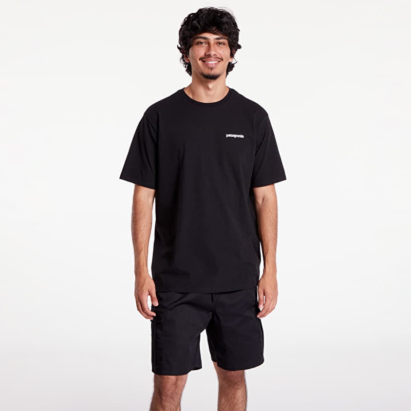 Póló Patagonia M's P6 Logo Responsibili Tee Black