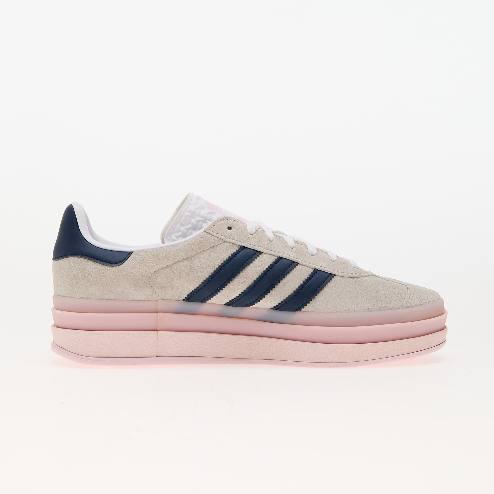 Sieviešu kedas un apavi adidas Gazelle Bold W Ftw White/ Clear Pink/ Night Indigo