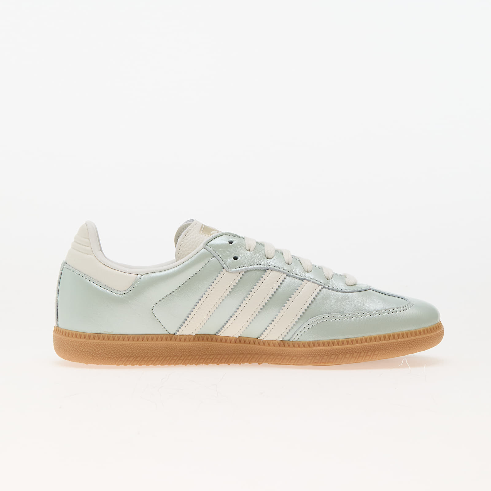 Adidași și pantofi pentru femei adidas Samba Og W Linen Green/ Off White/ Cyber Metallic