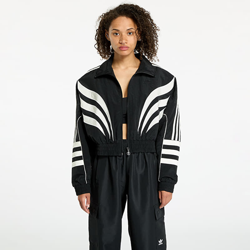 Women's jackets adidas Crop Atlanta Track Top Black (IW5511) | Queens