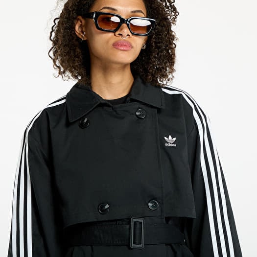 Adidas womens coat black sales