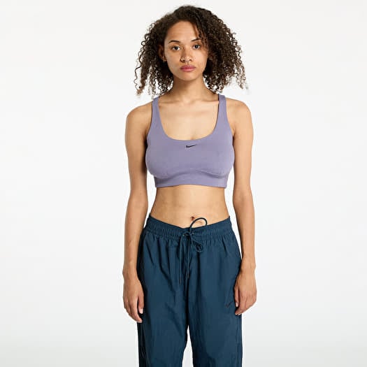 Top Nike Sportswear Chill Terry Women's crop top Daybreak/ Black