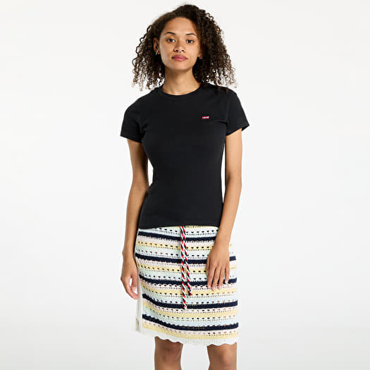 T-shirt Levi's® Essential Housemark Tee Black