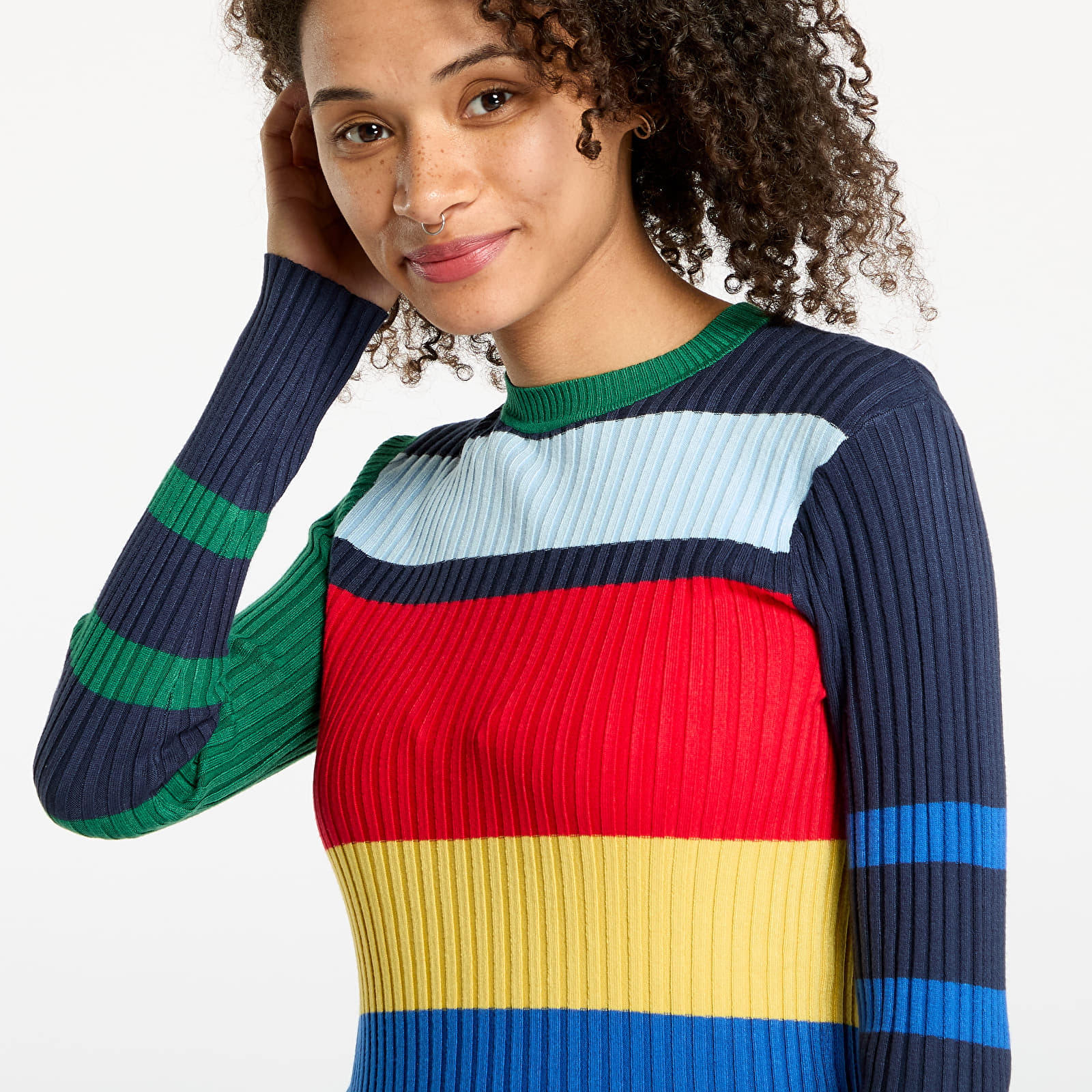 Sweatshirts und Pullover Wrangler Slim Rib Sweater Navy