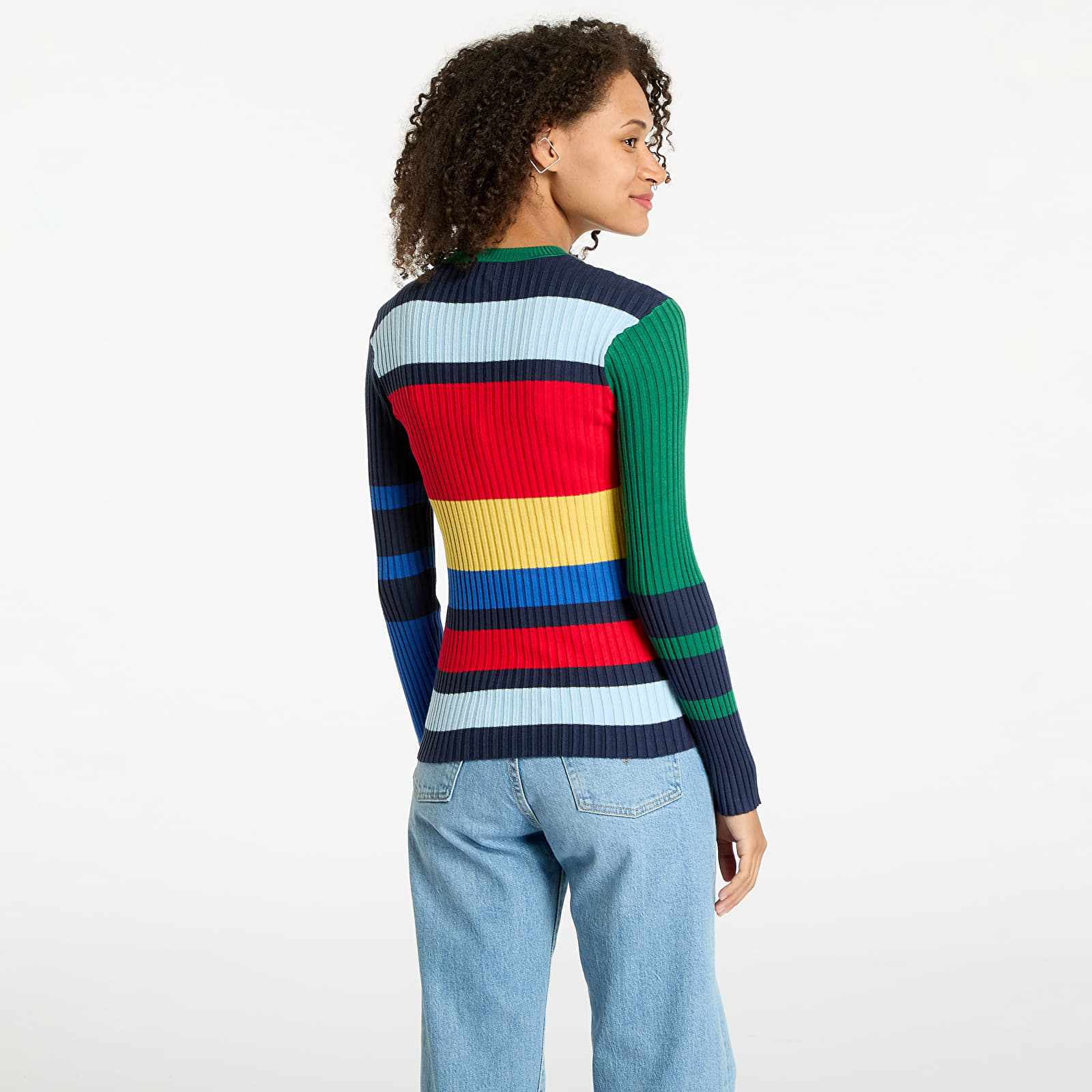 Sweatshirts und Pullover Wrangler Slim Rib Sweater Navy