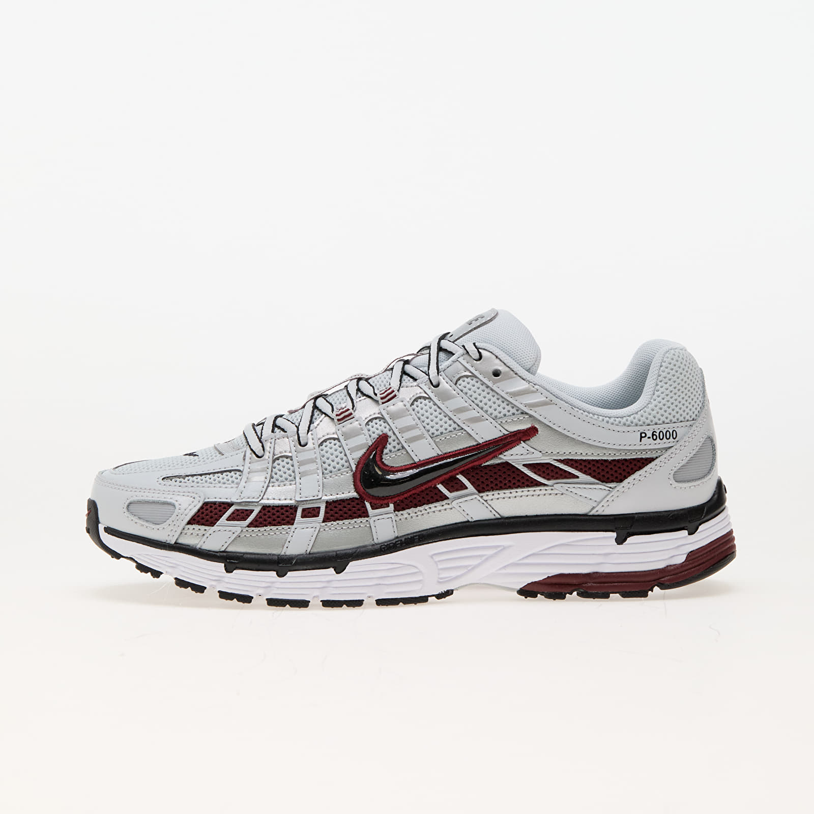 Shoes Nike P-6000 Pure Platinum/ Dark Team Red