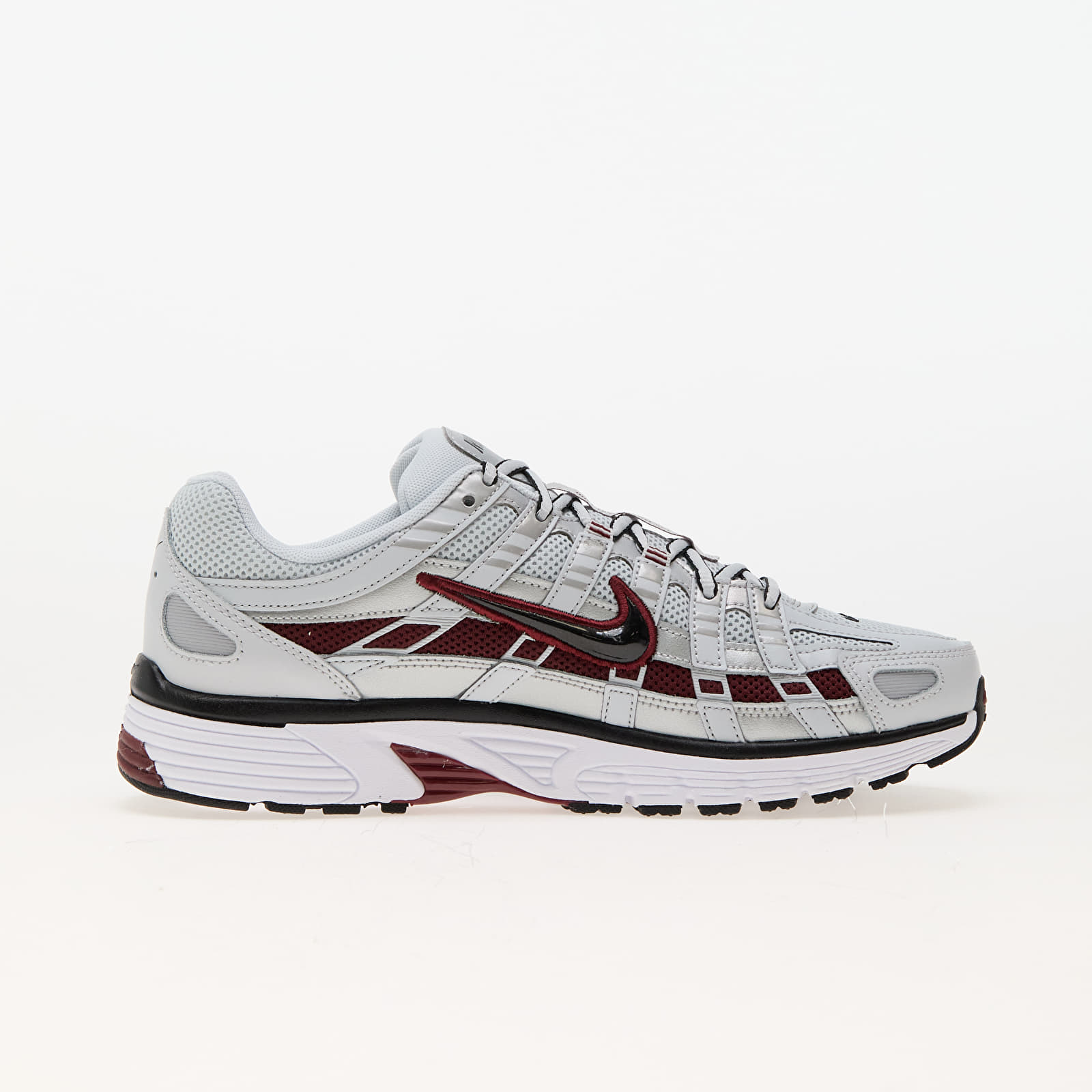 Shoes Nike P-6000 Pure Platinum/ Dark Team Red