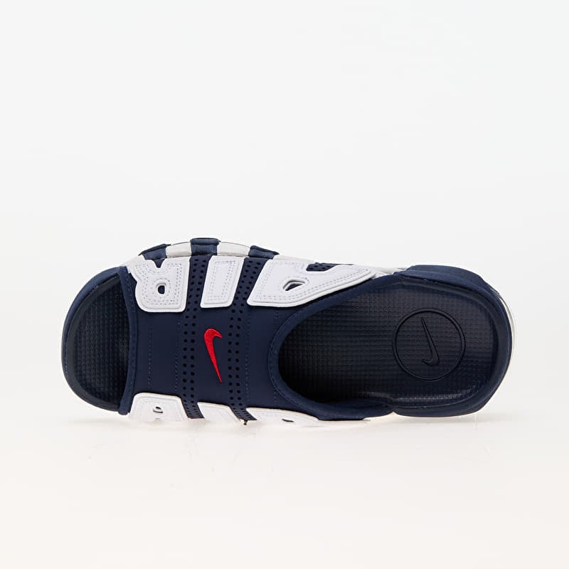 Nike Air More Uptempo Slide Midnight Navy/ University Red-White