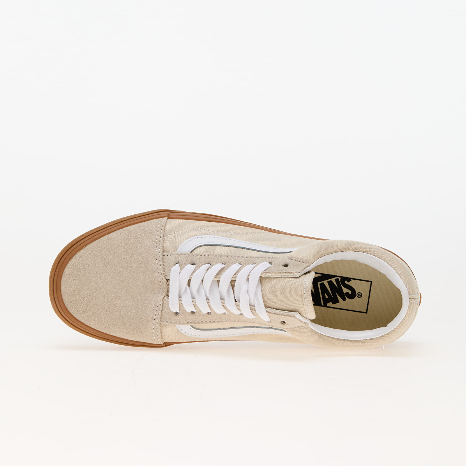 Vans beige gum sole best sale