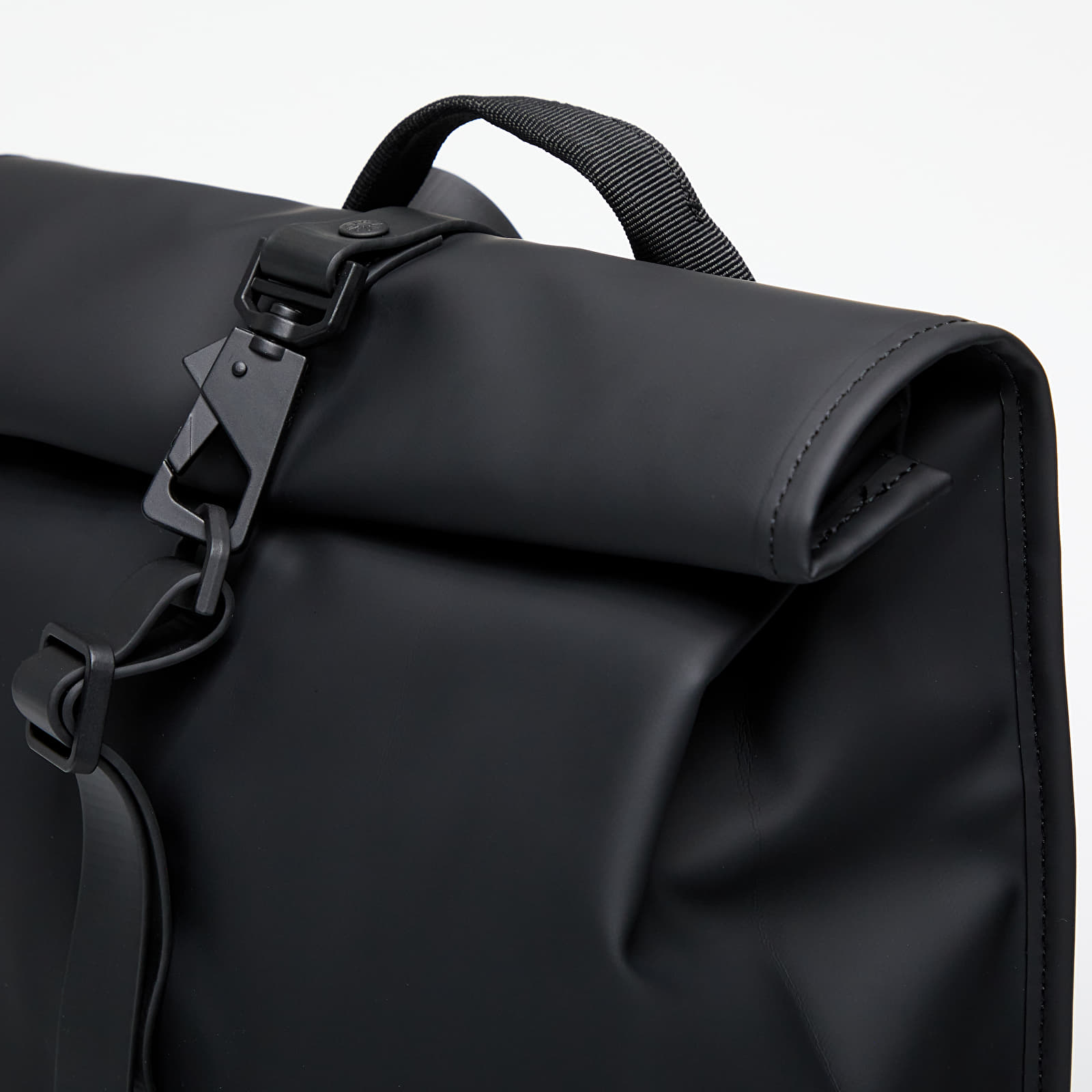 Mochilas Rains Rolltop Rucksack Mini W3 Black