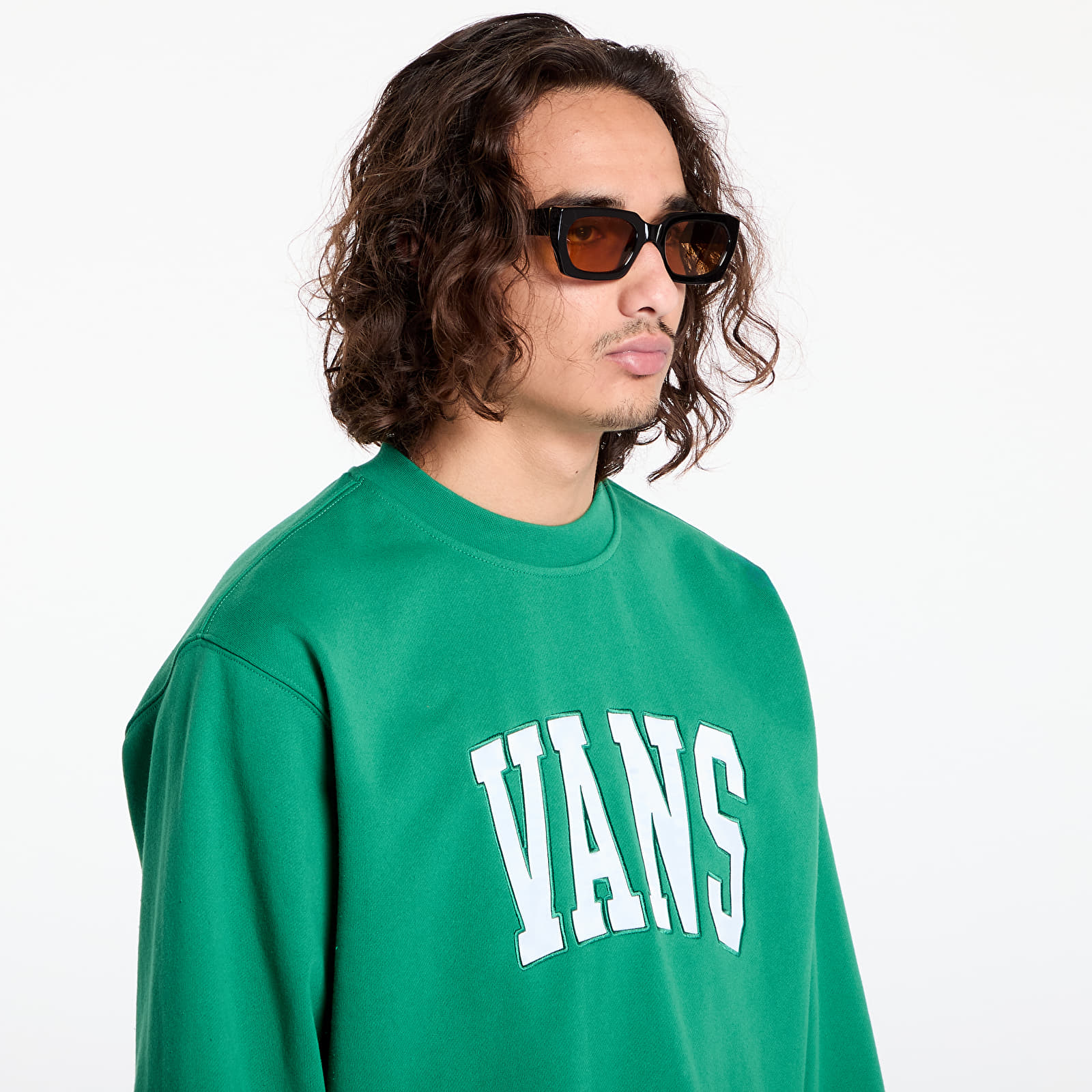 Sweatshirts Vans Original Standards Varsity Loose Crew Verdant Green