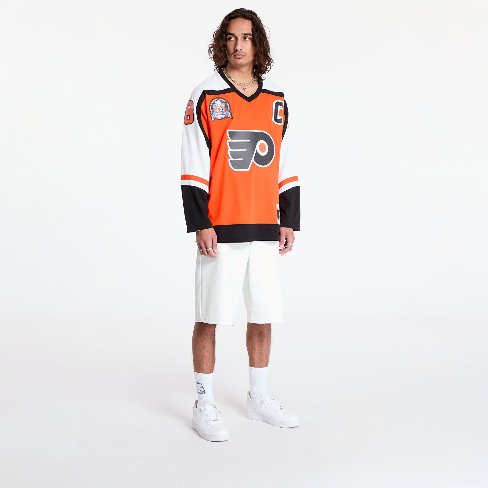 Jerseys Mitchell & Ness Philadelphia Flyers 88 Eric Lindros NHL Dark Jersey Orange