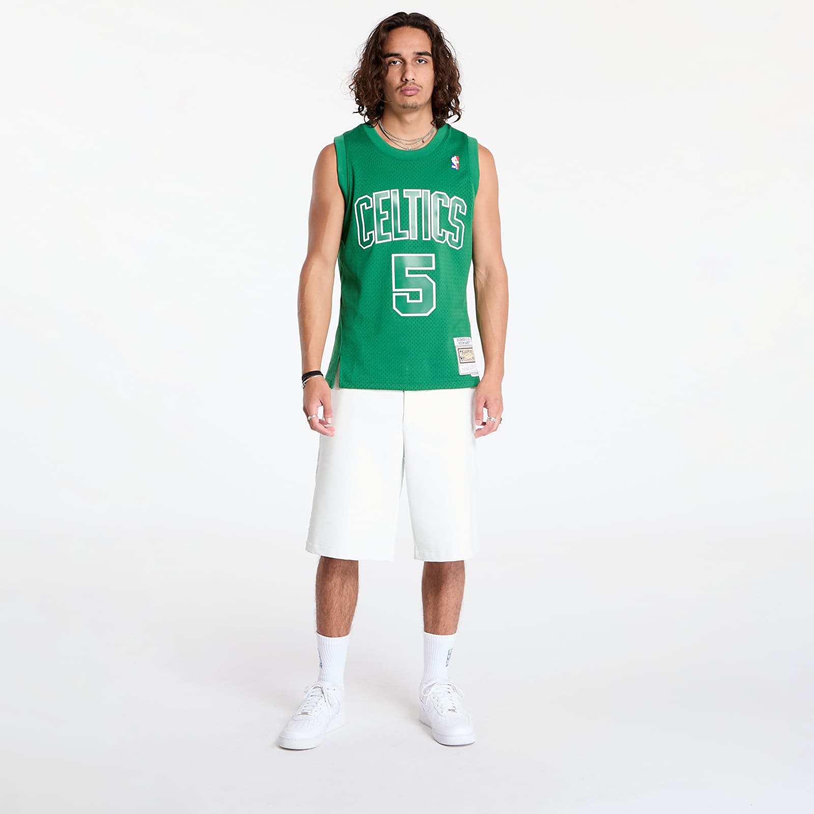 Jerseys Mitchell & Ness Boston Celtics 5 Kevin Garnett Day Swingman Jersey Green
