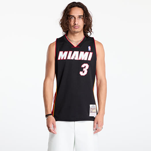 Jersey Mitchell Ness Miami Heat 3 Dwayne Wade Swingman Jersey