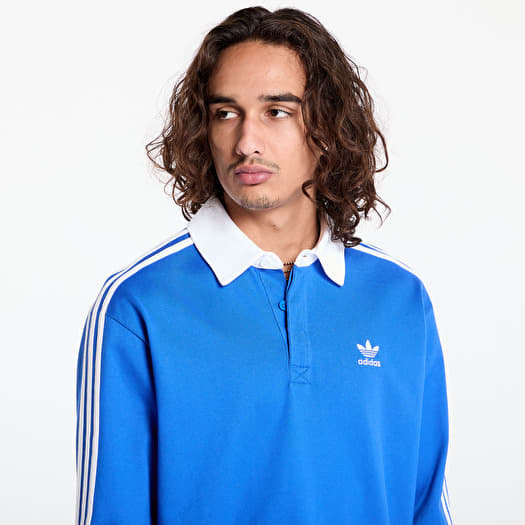 Rugby Blue Adidas Polo Men's T-shirts Adidas Adicolor Rugby Polo
