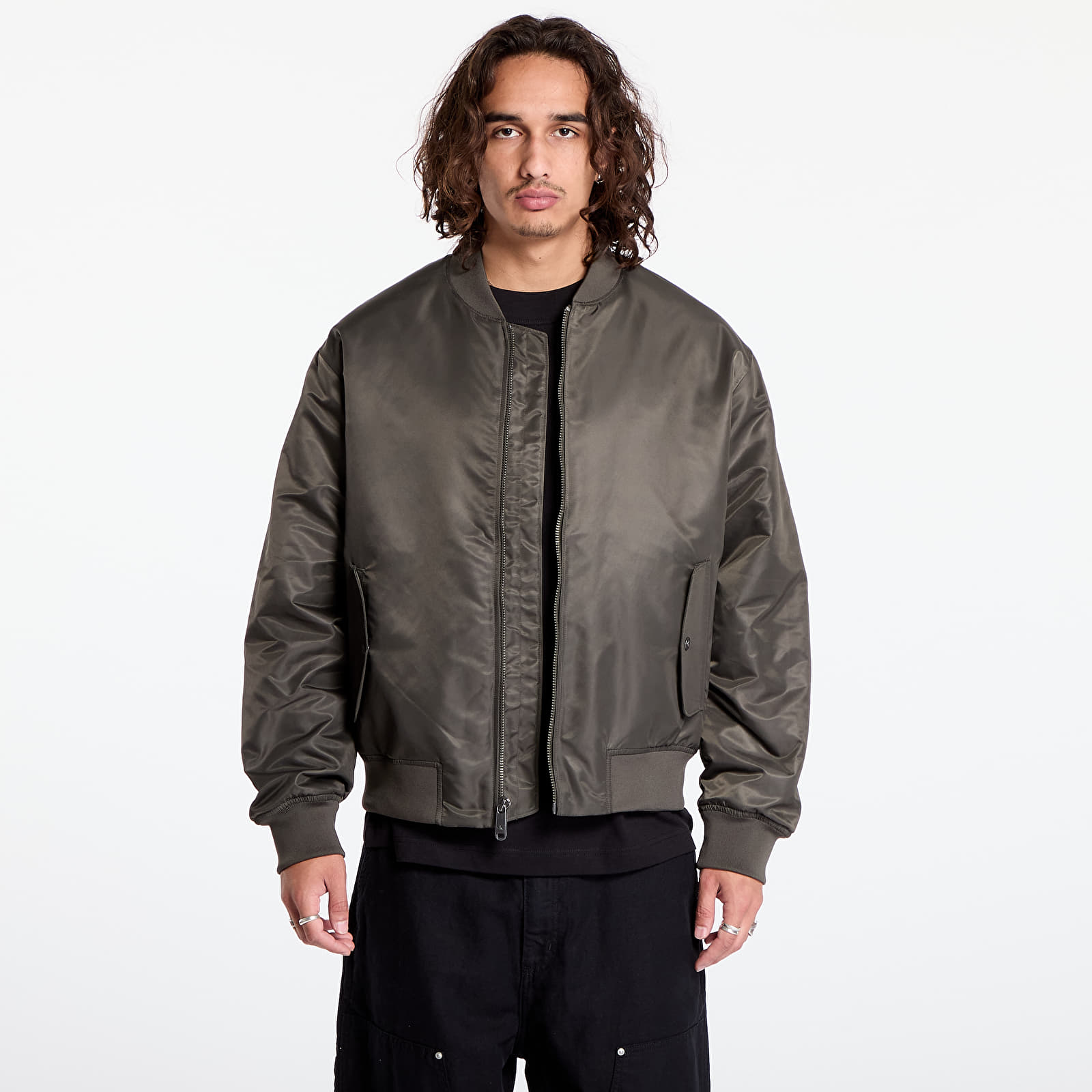 Men's bombers Calvin Klein Jeans Ls Nylon Padded Hero Beluga