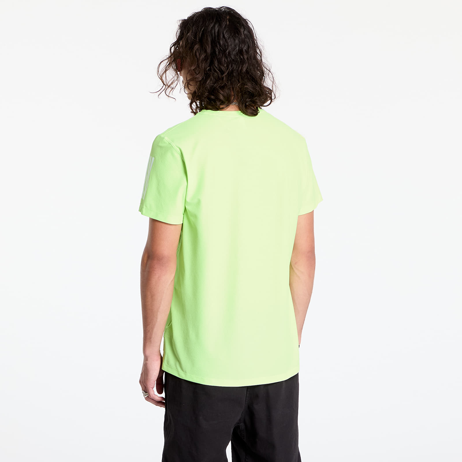Pánská trička adidas Own The Run Tee Pulse Lime