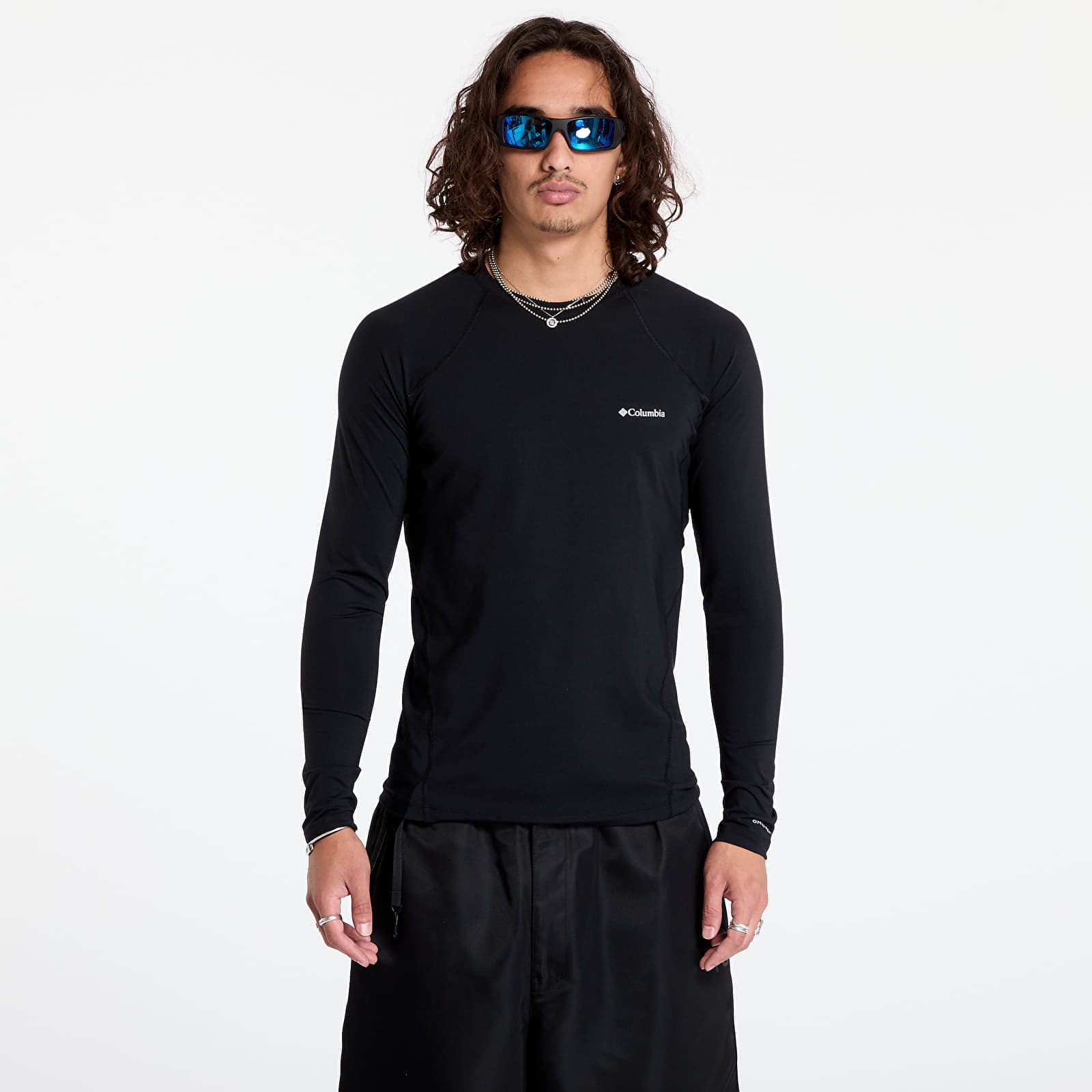 Μπλουζάκι Columbia Midweight Stretch Long Sleeve Top Black XXL