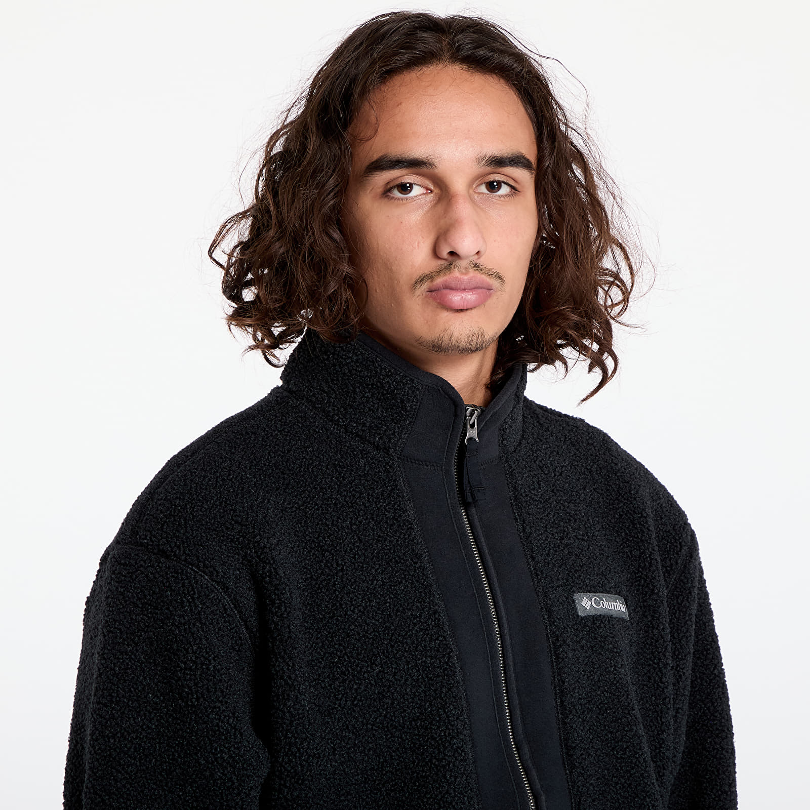 Men's sweatshirts Columbia Black Mesa™ Boucle Fleece Black