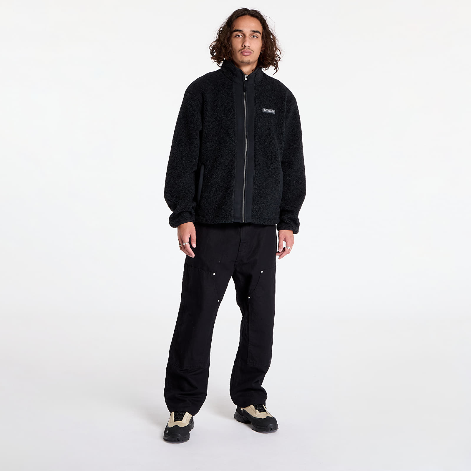 Men's sweatshirts Columbia Black Mesa™ Boucle Fleece Black