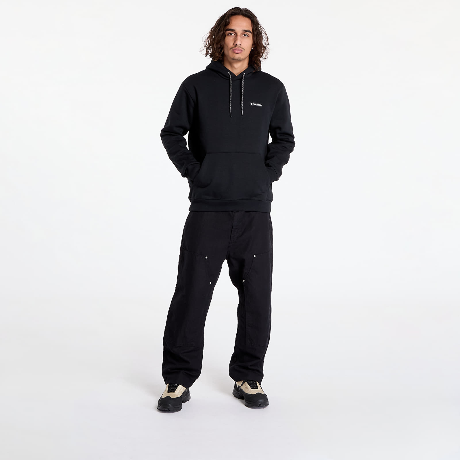 Felpe con cappuccio uomo Columbia Marble Canyonâ„¢ Heavyweight Fleece Hoodie Black