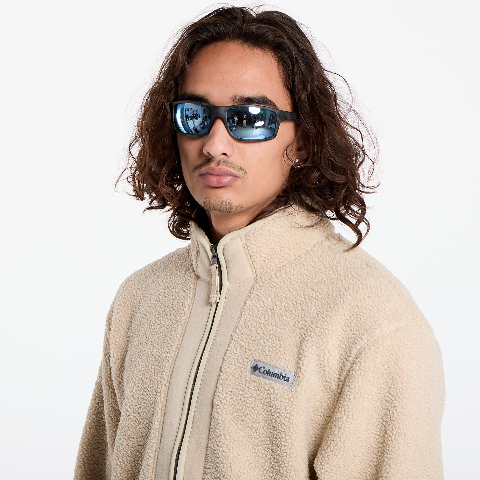 Pánské mikiny Columbia Black Mesa™ Boucle Fleece Ancient Fossil