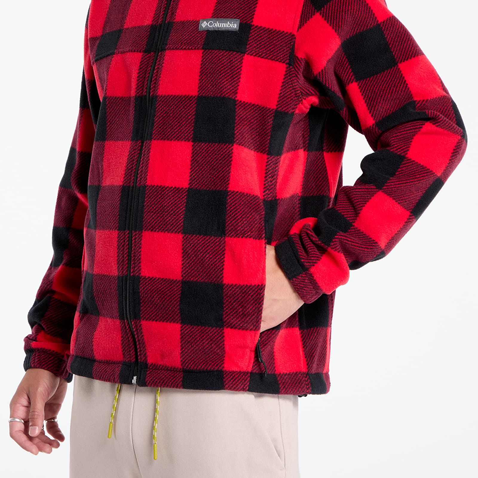 Men's sweatshirts Columbia Steens Mountain™ Printed Jacket Mountain Red Check Print