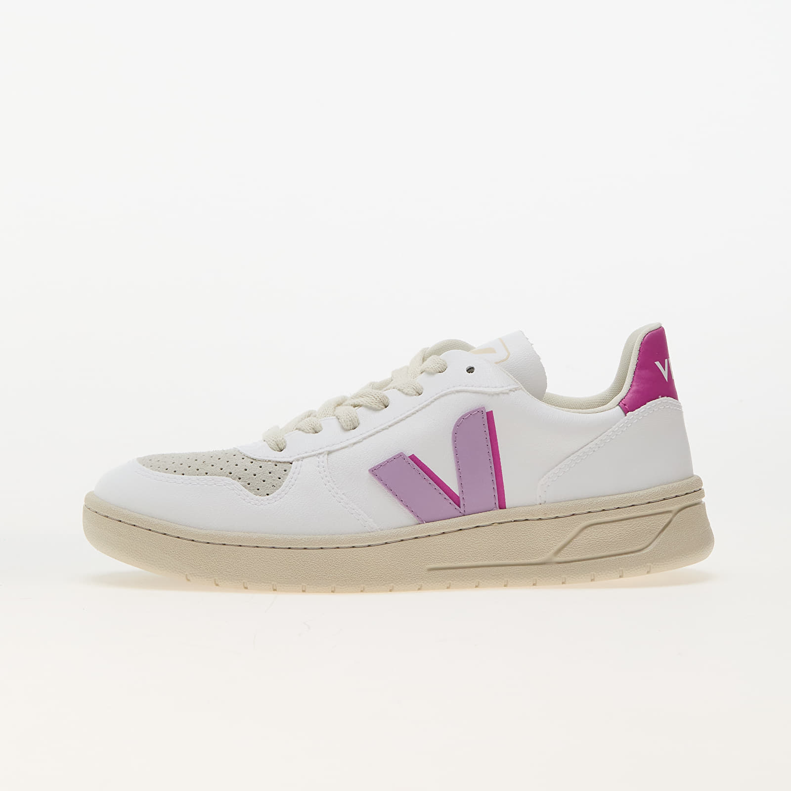 Women's sneakers and shoes Veja W V-10 W II White_Orchid_Ultraviolet