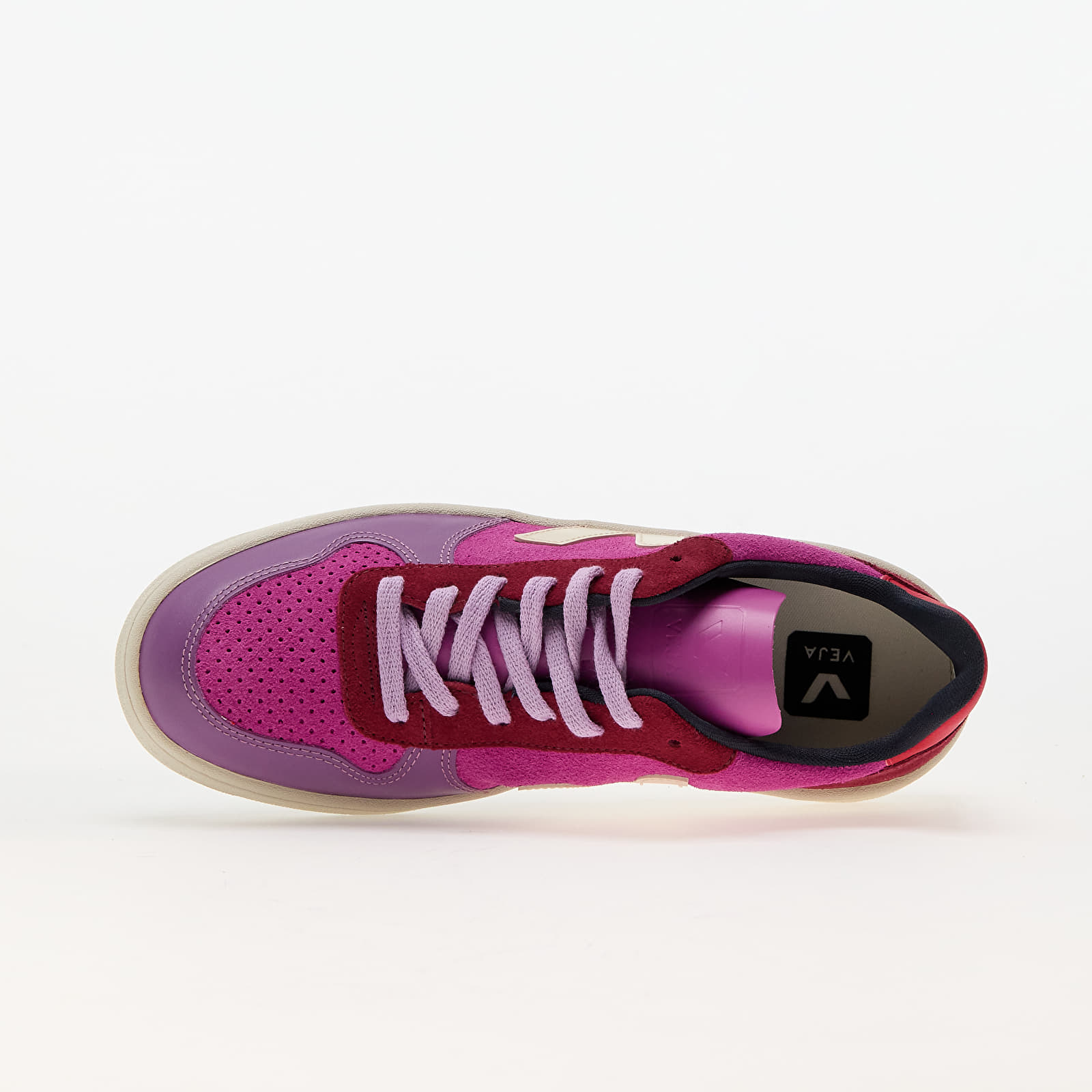 Sneakers og sko til kvinder Veja W V-10 Multico-Ultraviolet_Calcaire