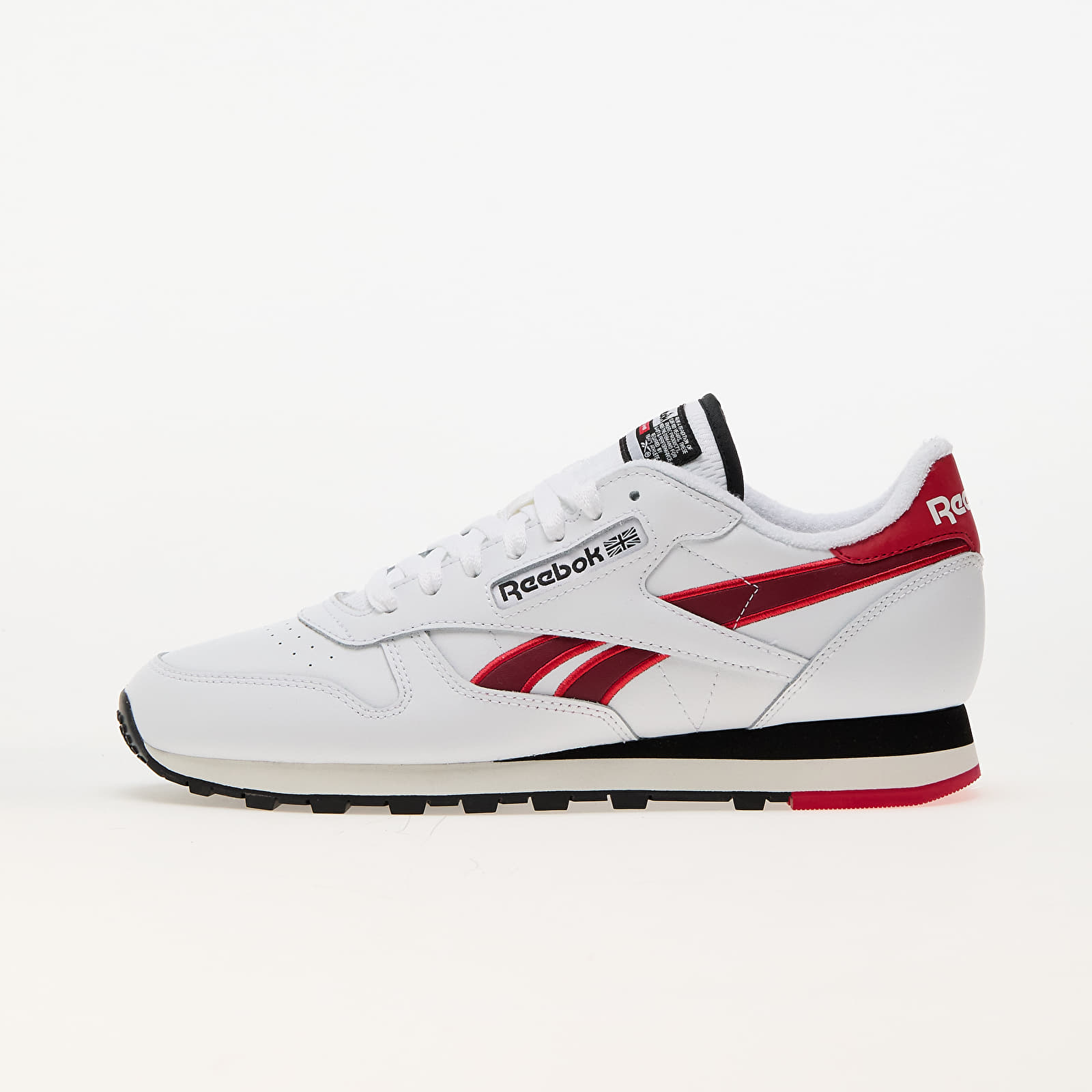 Buty męskie Reebok Classic Leather White/ Vector Red/ Black